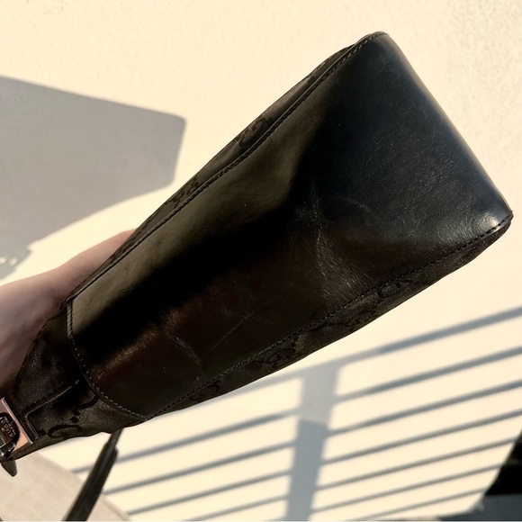 Gucci GG Monogram Nylon Leather Shoulder Bag - Picture 8 of 15